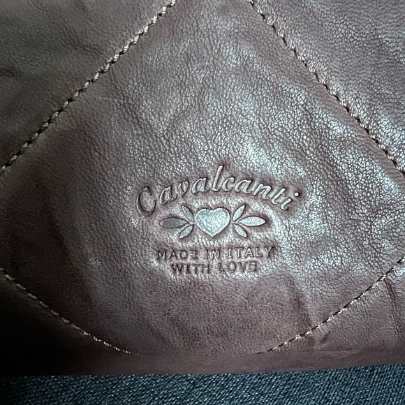 NWT CAVALCANTI COLLECTION TOTE HANDBAG ITALIAN LEATHER - Picture 4 of 9